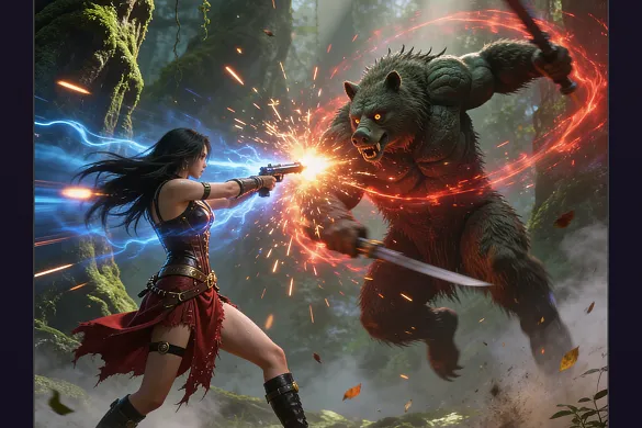 Taleborn’s Chronicle of Battle mode uses AI to generate fight scenes and battle results.
