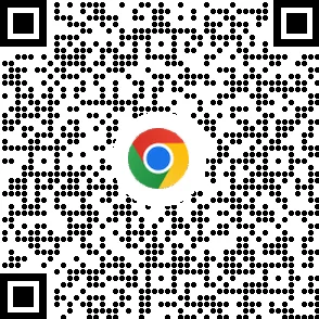 QR-code om de Chrome-browser te downloaden naar mobiele apparaten