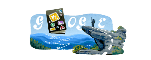 Doodle ter ere van de Appalachian Trail